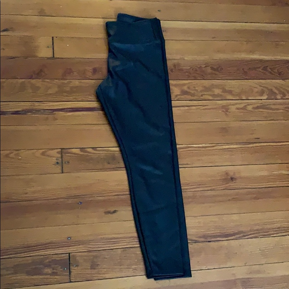 Faux leather leggings from Express